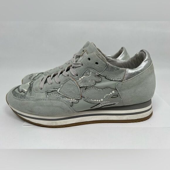 PHILIPPE MODEL Sneaker Tropez Higher Size 41 / US 10 - Picture 11 of 14